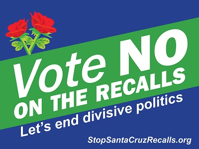 VOTE NO on the Recalls of Santa Cruz City Councilmembers Sierra Club